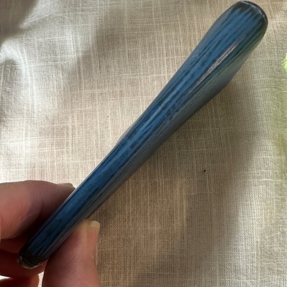 Louis Vuitton Monogram 4 Ring Key holder. Blue Epi leather. - Picture 9 of 10